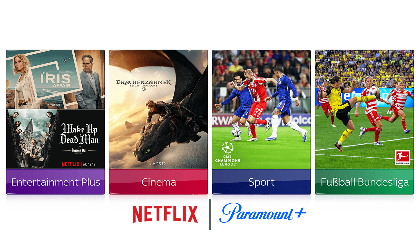 Alle Filme, Serien & der gesamte Live-Sport
