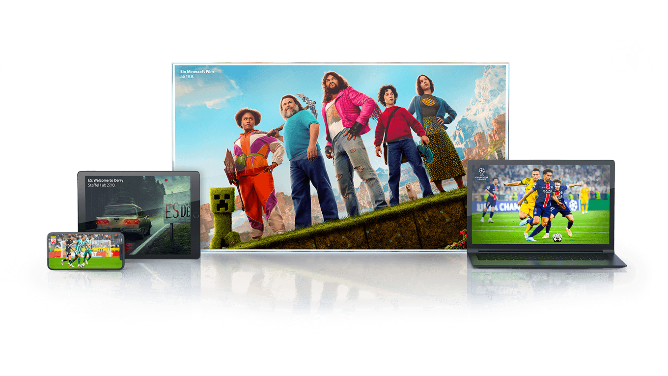 Dein Sky Programm kostenlos auf all deinen Geräten und in ultrascharfer Qualität.