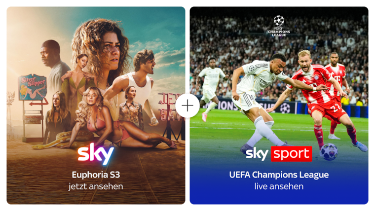 UEFA Champions League, ADMIRAL Bundesliga, ATP, uvm.