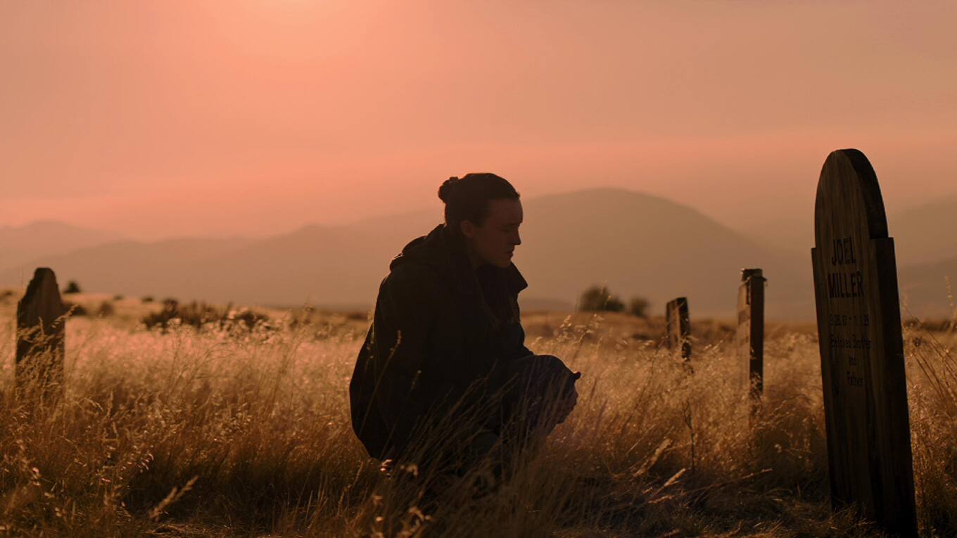 Szenenbild aus The Last of Us Staffel 2 Episode 3 mit Bella Ramsey als Ellie.