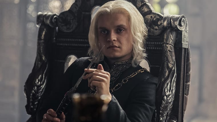 Tom Glynn-Carney als Aegon II. Targaryen in "House of the Dragon"-Staffel 1