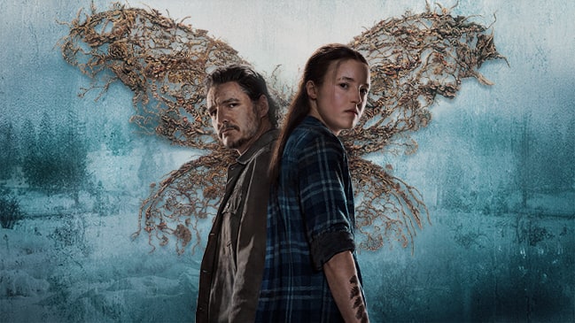 Bella Ramsey als Ellie und Pedro Pascal als Joel in The Last of Us Staffel 2